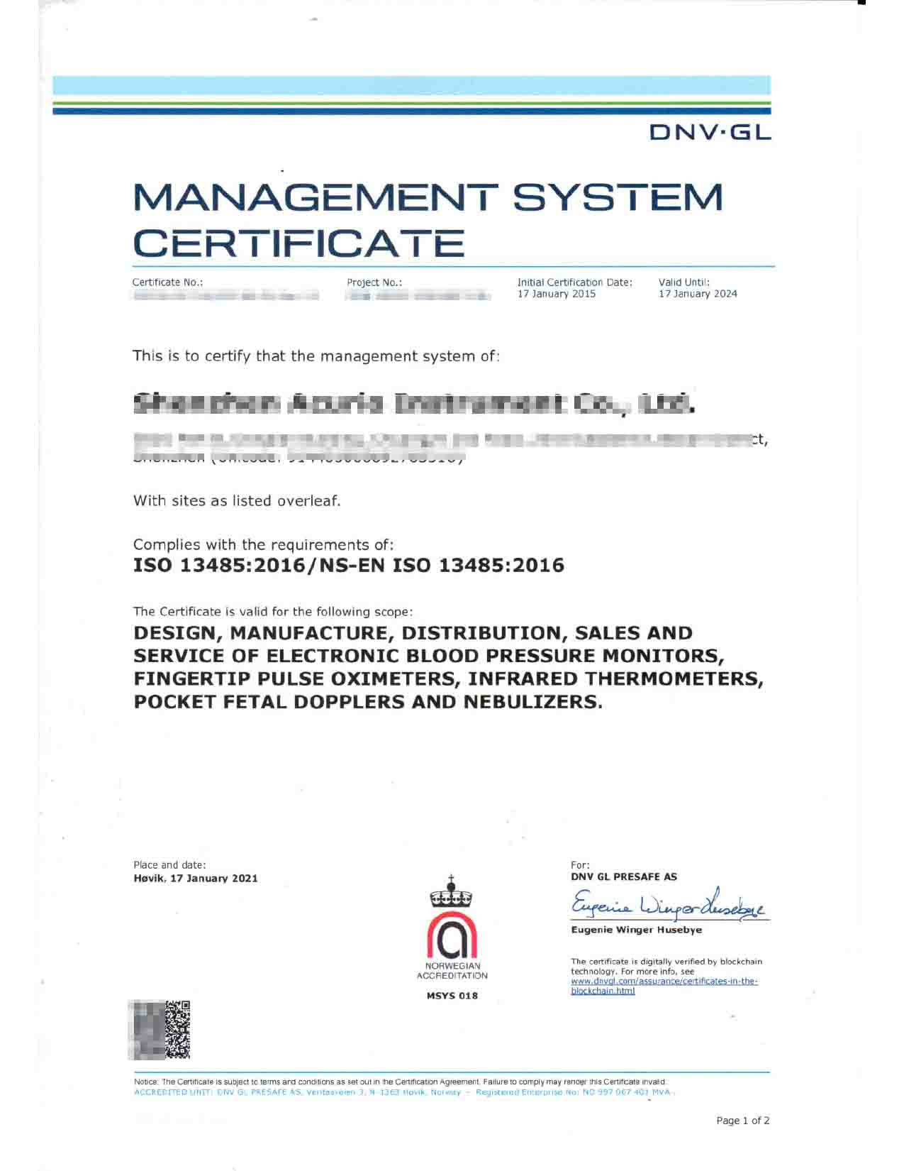 ISO13485-Certificate-for-Compressor-Nebulizers
